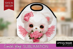 Bear Valentine Lunch Bag Cute Valentines Day Lunch Bug PNG Product Image 1