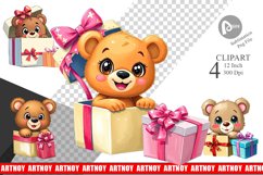 Bear Clipart Gift Product Image 1