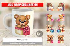 Mug Wrap Bear Cub Gift Product Image 1