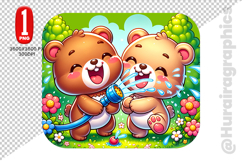 Bear Clipart - PNG File Product Image 1