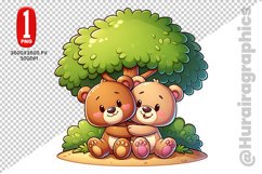 Bear Clipart - PNG File Product Image 1
