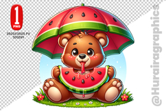 Bear Clipart - PNG File Product Image 1