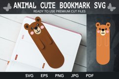 Cute Animal Bookmark Paper cut SVG I Cricut I Silhouette Product Image 2