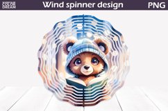 Bear Book Wind Spinner | Book Lover Wind Spinner Product Image 1
