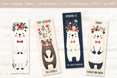 Cute Bear Bookmark - Printable Crafts, 4 PNG Product Image 1
