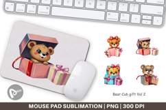 Mouse Pad Bear Cub Gift Product Image 1