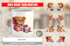 Mug Wrap Bear Gift Product Image 1