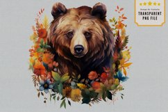 Brown bear, wildlife design Product Image 2