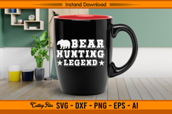 Bear Hunting Legend SVG File for Hunters Product Image 3