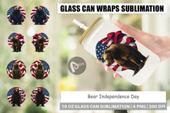 Glass Can Bear 4th of July Product Image 1