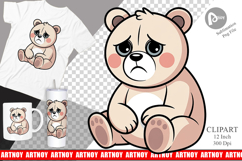 Bear Mood Clipart Product Image 1