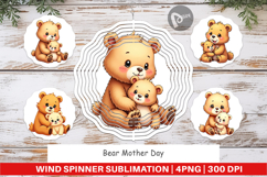 Wind Spinner Bear Mother&#039;s Day Product Image 1