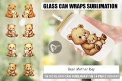 Glass Can Bear Mother&#039;s Day Product Image 1