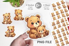 Bear Mother&#039;s Day Sticker Product Image 1