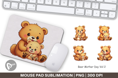 Mouse Pad Bear Mother&#039;s Day Product Image 1