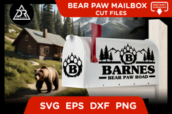 Bear Paw mailbox cut files SVG Product Image 1