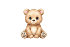 Cute Bear Png Design |Bear Png Product Image 1