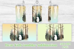 Bear sippy cup sublimation design, kids sippy tumbler sublimation design wrap 12 Oz, bear sippy tumbler design PNG.