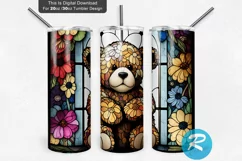 Stain Glass Tumbler,Stained Glass Tumbler,Nature Tumbler,bear tumbler,waterslide tumbler,brown bear,20 oz tumbler,skinny tumbler,digital download,tumbler png,sublimation designs,tumbler designs,sublimation tumbler,sublimation skinny,Stained Glass png,Stai