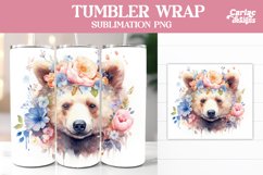 Bear Tumbler Wrap