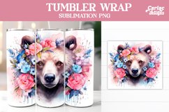 Bear Tumbler Wrap