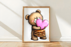 Bear Valentine Day Clipart Product Image 3