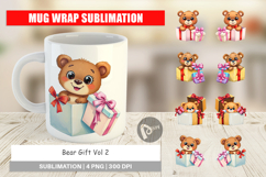 Mug Wrap Bear Gift Product Image 1