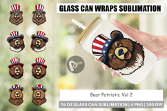 Glass Can Bear Patriotic Product Image 1