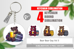 Keychain Bear Beer Day Product Image 1