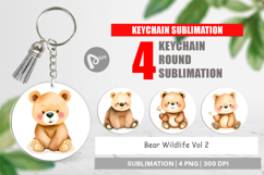 Keychain Bear Wildlife Product Image 1