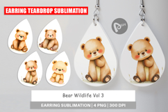 Earring Bear Wildlife Product Image 1