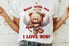 Cute Valentine&#039;s day Sublimation PNG. Product Image 2