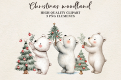 Christmas Woodland Animals Clipart Bundle | 95 PNG Product Image 3