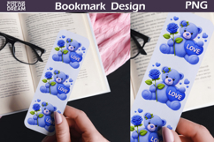 Valentine Bear Bookmark | Love Heart Bookmark Product Image 1