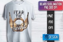Beard Sublimation | Fathers Day Sublimation | T-Shirt Quotes Product Image 1