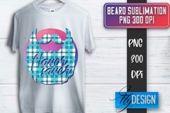 Beard Sublimation | Fathers Day Sublimation | T-Shirt Quotes Product Image 1