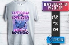 Beard Sublimation | Fathers Day Sublimation | T-Shirt Quotes Product Image 1