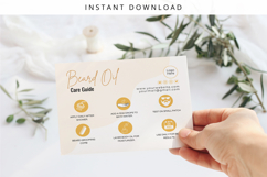 Beard Oil Care Instruction Card Template Product Image 1