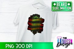 Beard Sublimation Design | Beard Quotes Design | PNG Design Product Image 1