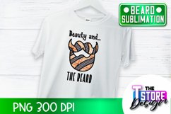 Beard Sublimation Design | Beard Quotes Design | PNG Design Product Image 1
