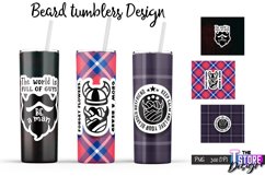Beard Tumblers Bundle | Beard Quotes Sublimation | Men PNG Product Image 6