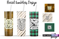 Beard Tumblers Bundle | Beard Quotes Sublimation | Men PNG Product Image 7