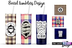 Beard Tumblers Bundle | Beard Quotes Sublimation | Men PNG Product Image 13