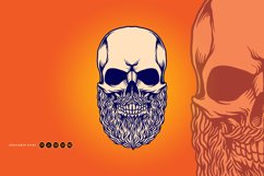 Bearded Skull Tattoo Meaning Illustrations Product Image 1