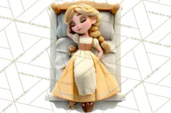 Fairy Tale Storybook Bears Cottage Clipart PNG Product Image 5
