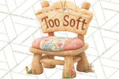 Fairy Tale Storybook Bears Cottage Clipart PNG Product Image 3