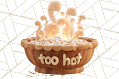 Fairy Tale Storybook Bears Cottage Clipart PNG Product Image 3