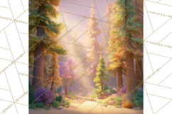 Fairy Tale Storybook Bears Cottage Clipart PNG Product Image 3