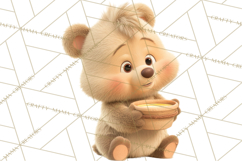 Fairy Tale Storybook Bears Cottage Clipart PNG Product Image 5