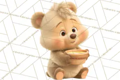 Fairy Tale Storybook Bears Cottage Clipart PNG Product Image 5